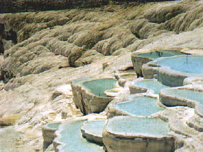 The Thermal Calcium Pools at Pamukkale